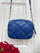 Gionni Redwood Monogram Box Bag - Blue Navy