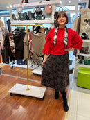 Nyla Leopard Tulle Reversible Skirt