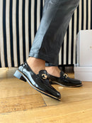 Kate Appleby Harlton Gold Trim Loafer - Black