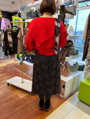 Sadie Cape Jumper - Red