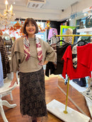 Sadie Cape Jumper - Taupe