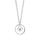 Newbridge Infinity Pendant with Clear Stone P1648
