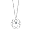 Newbridge Ariel Pendant with Clear Stone P1642