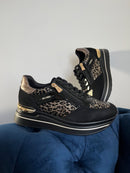 Tommy Bowe Trainer Vernier 'Stealth' - Metallic Leopard & Black