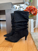 Marco Tozzi Black Slouch Midi Boot 2-25310-47