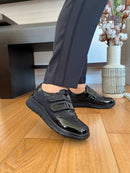 Topway Comfort Patent Trainer- Black