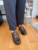 Topway Comfort Patent Trainer- Brown