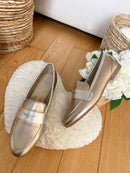 Marco Tozzi Platinum Metallic Loafer -2-24230-44 960