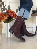 XTI Studded Brown Cowboy Boot 146477