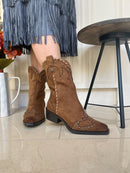 XTI Studded Chesnut Cowboy Boot 146477