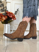 XTI Studded Chesnut Cowboy Boot 146477