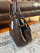 Hampten Olive Tassel Grab Bag - Brown 18H1680