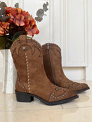 XTI Studded Chesnut Cowboy Boot 146477