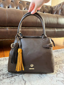 Hampten Olive Tassel Grab Bag - Brown 18H1680