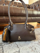 Hampten Olive Tassel Shoulder Bag - Brown 18H1678