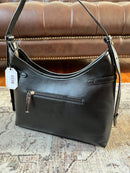 Hampten Olive Tassel Curved Shoulder Bag - Black 18H1679