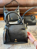 Hampten Olive Tassel Grab Bag - Black 18H1680