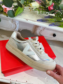 Drilleys "Eighty Titanium" Trainers - Silver & Stone