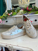 Drilleys "Eighty Titanium" Trainers - Silver & Stone