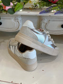 Drilleys "Eighty Titanium" Trainers - Silver & Stone