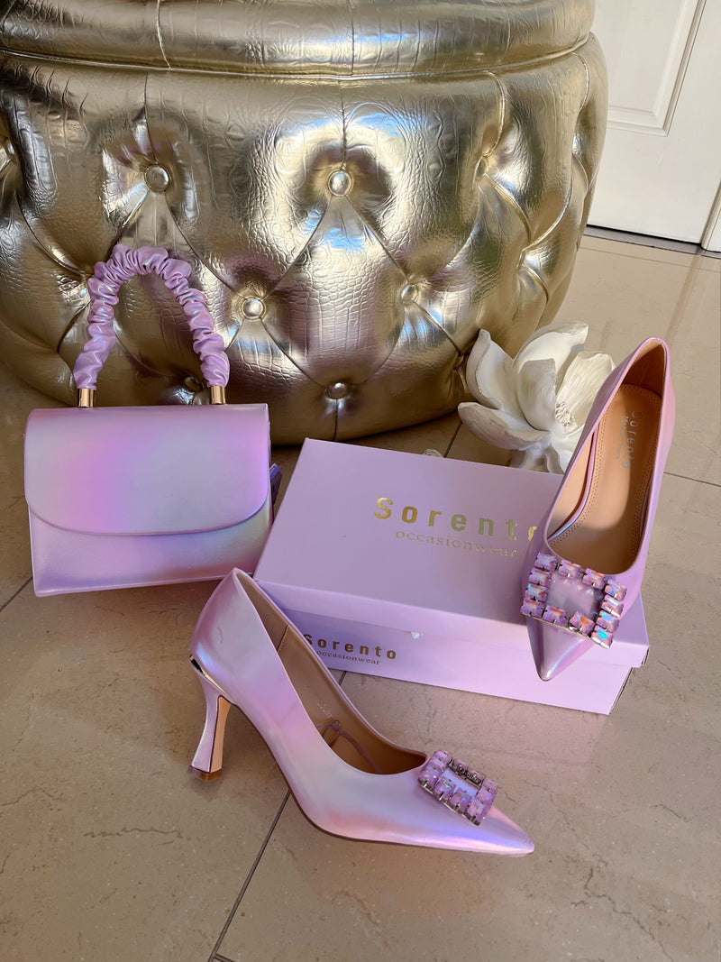 Sorento "Lady Gregory" Lilac Iridescent Stiletto