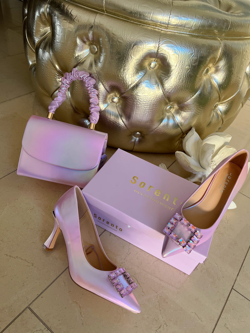 Sorento "Lady Gregory" Lilac Iridescent Stiletto