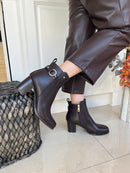 Patrizio Italiano 'Tufo Borgogna' Brown Ankle Boot