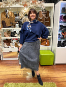 Sadie Cape Jumper - Navy
