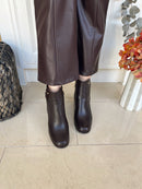 Patrizio Italiano 'Tufo Borgogna' Brown Ankle Boot