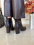 Patrizio Italiano 'Tufo Borgogna' Brown Ankle Boot