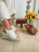Zanni & Co Mirfa "One Driftwood" Sandal - Tan