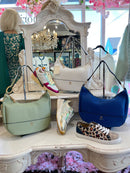 Gionni Moon Bag With Circle Detail - Blue 11G2777