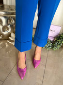 Sorento "Charlesville" Fuchsia Magenta Scallop Cut Stiletto