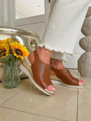 Zanni & Co Mirfa "One Driftwood" Sandal - Tan