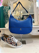 Gionni Moon Bag With Circle Detail - Blue 11G2777