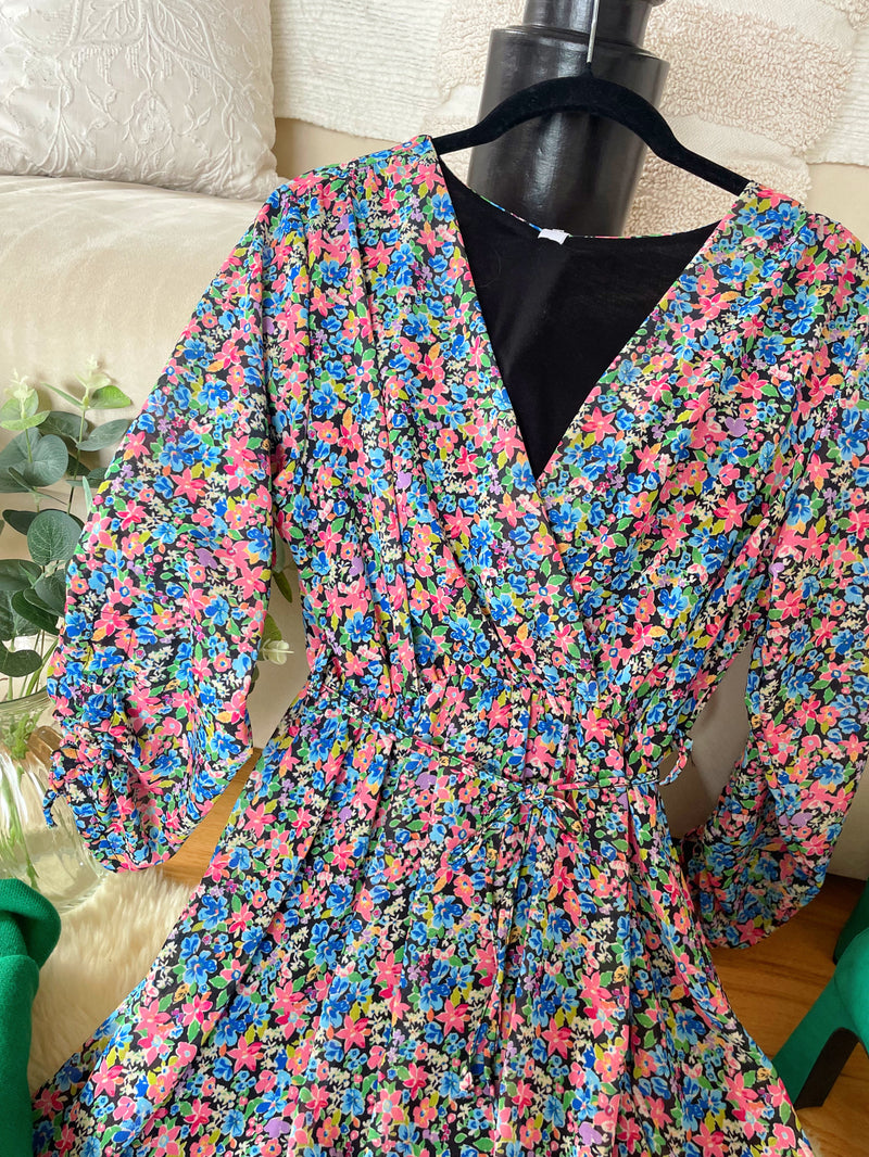Kamila Printed Mini Dress - Floral