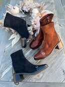 Patrizio Italiano Chesnut Tan Button Boot