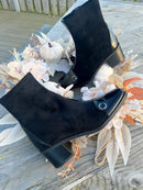 Patrizio Italiano Black Button Boot