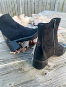 Patrizio Italiano Black Button Boot