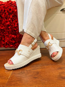 Kate Appleby Fritwell Linen Wedge Sandal