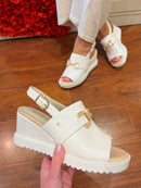 Kate Appleby Fritwell Linen Wedge Sandal