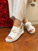 Kate Appleby Fritwell Linen Wedge Sandal