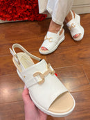 Kate Appleby Fritwell Linen Wedge Sandal