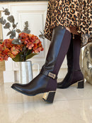 Zanni & Co Long Boot 'Qinlan'- Brown