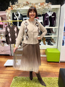 Marigold Ombre Tulle Skirt -Taupe & Cream