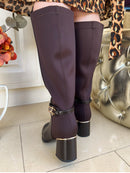 Zanni & Co Long Boot 'Qinlan'- Brown
