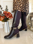 Zanni & Co Long Boot 'Qinlan'- Brown