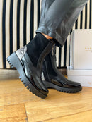 Kate Appleby Laggan Boot - Black & Snake Print
