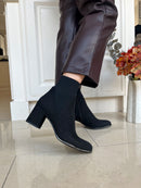 Marco Tozzi Black Sock Boot 2-25092