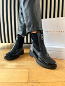 Kate Appleby Laggan Boot - Black & Snake Print